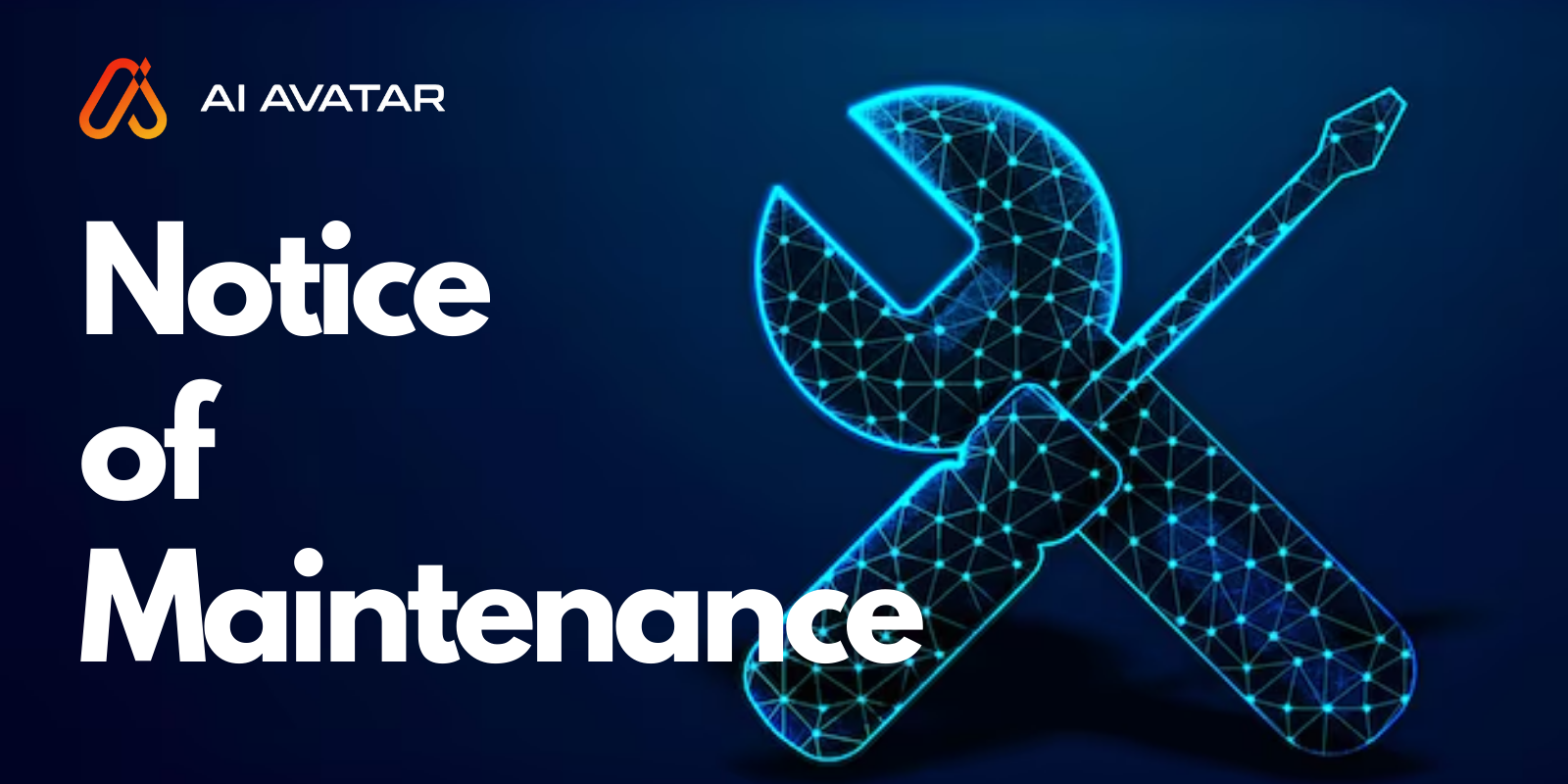 ⚠️We are going under Maintenance !⚠️ — AI AVATAR Newsroom