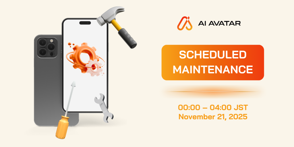 📢 Scheduled System Maintenance Notification 📢 — AI AVATAR Newsroom