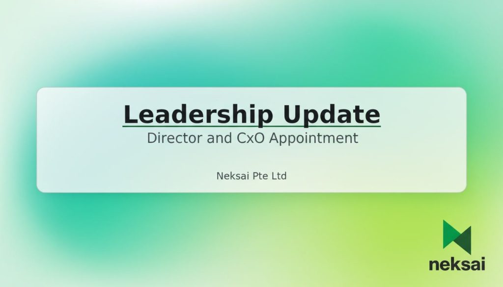 Notice Regarding Leadership Structure: Appointment of Directors and CxOs — AI AVATAR Newsroom
